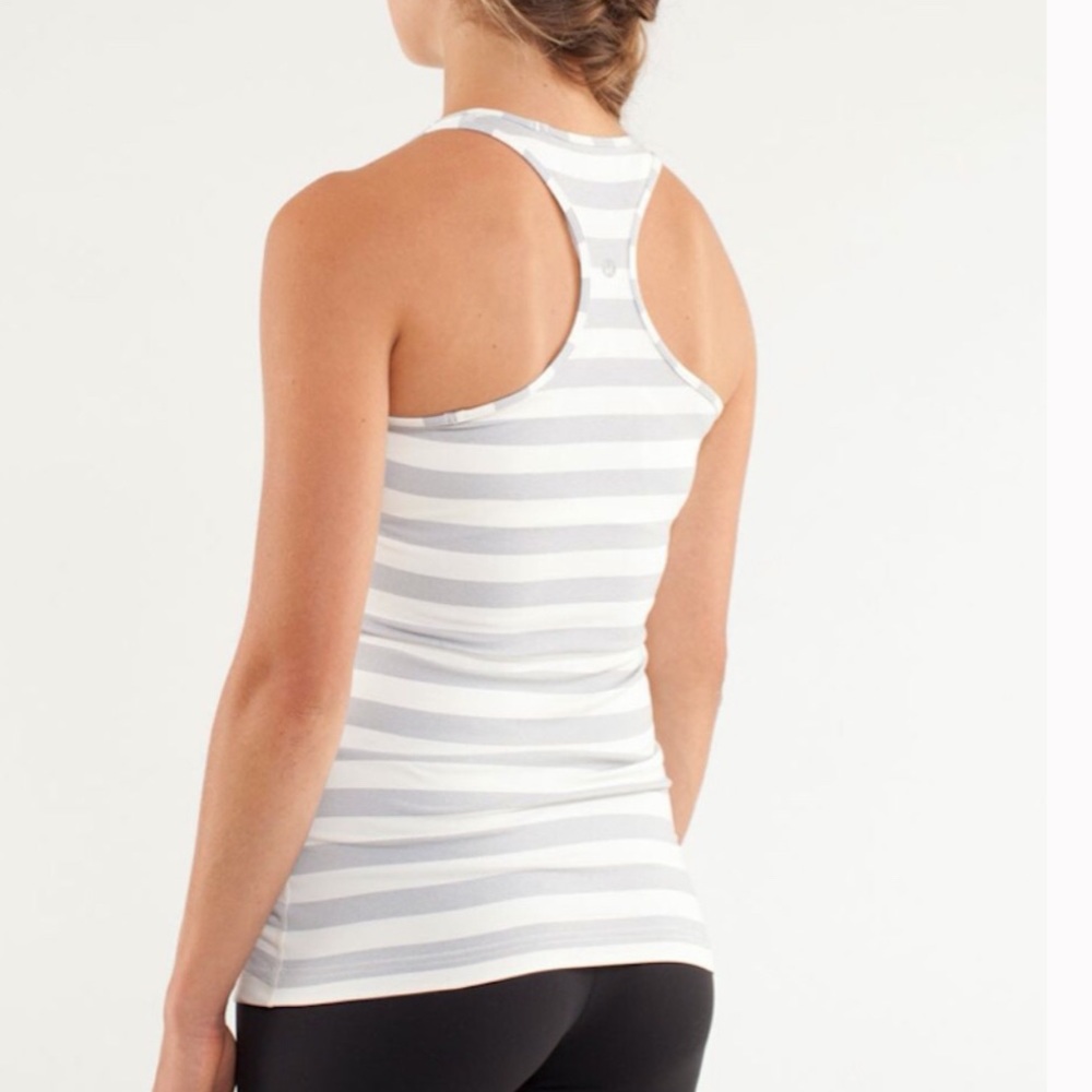 Lululemon Cool Racerback Micro Macro Polar Cream 6